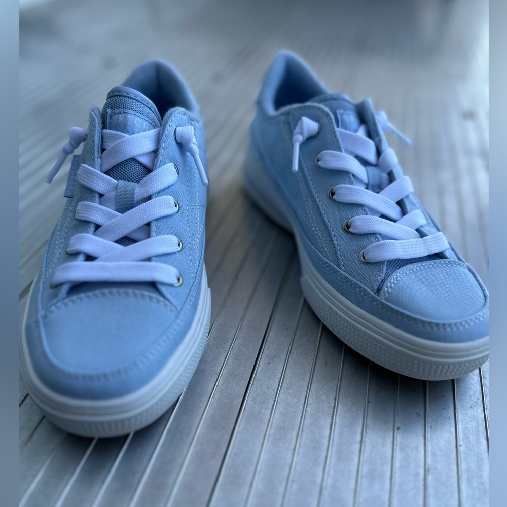 Skechers Light Blue Sneakers with White Accents